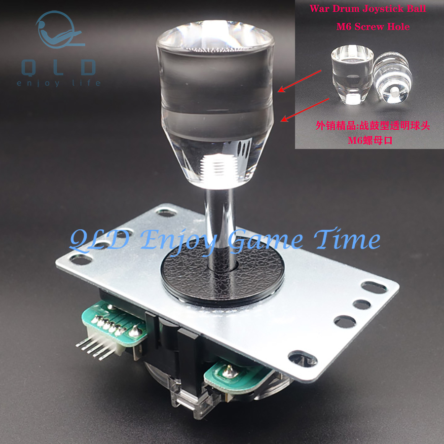 Joystick Arcade Parts - 2 Adet Arcade Çubuğu Savaş Davulu