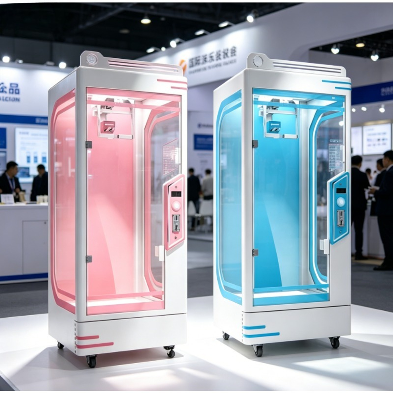 Arcade Prize Vending Machine - Özel Tasarım Jetonlu Pembe Tarihli Kesme