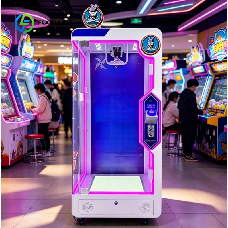Arcade Prize Vending Machine - Özel Tasarım Jetonlu Tek Kişilik Makaslı