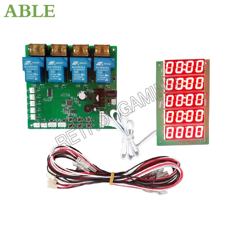 Token Coin Mechanism - JY-215 Dahili Sayaç 4 Kanal Zamanlayıcı