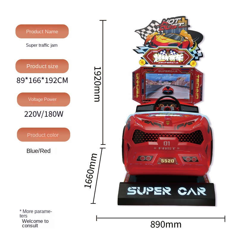 Racing Arcade Cabinet - Jetonlu Atari Oyun Makinesi 26