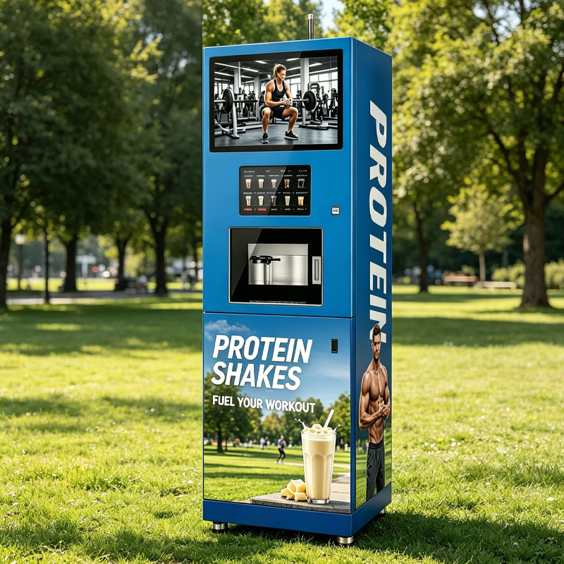 Protein Smoothie Otomatı, Spor - Popcorn Vending Machine incelemesi ve fiyatı