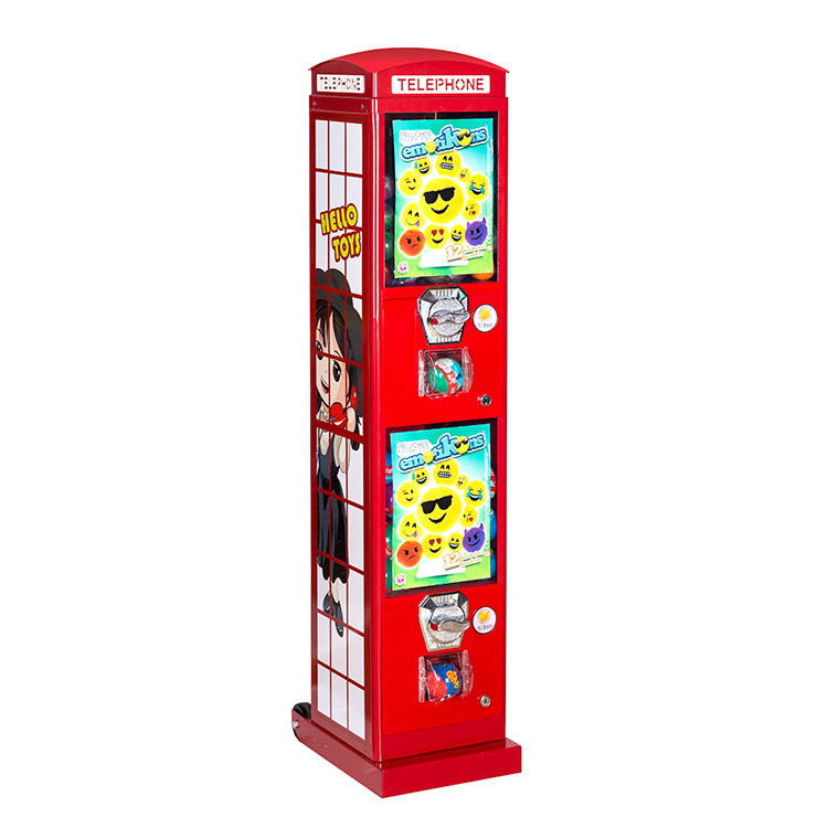 Kırmızı Telefon Kulübesi Tasar - Popcorn Vending Machine incelemesi ve fiyatı